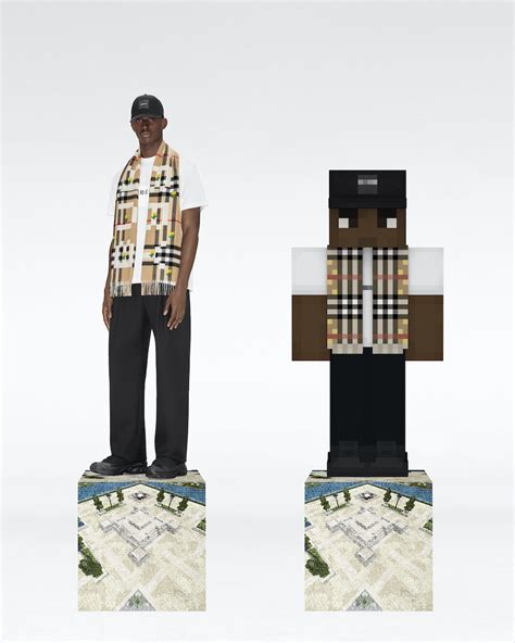 minecraft burberry|burberry launch special collection.